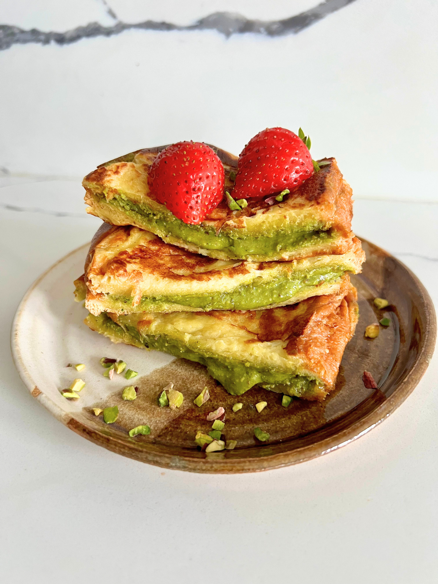 Pistachio Butter French Toast