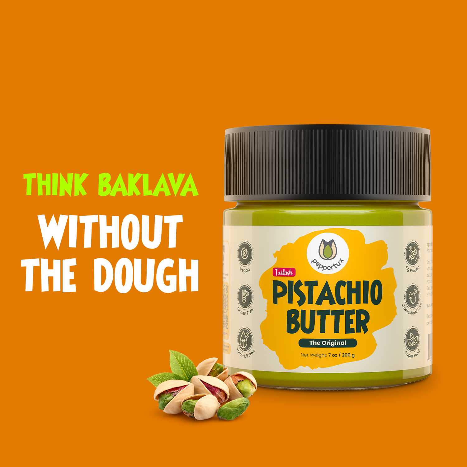 Pistachio Butter Tasting - 2 JARS (Unsweetened & The Original)