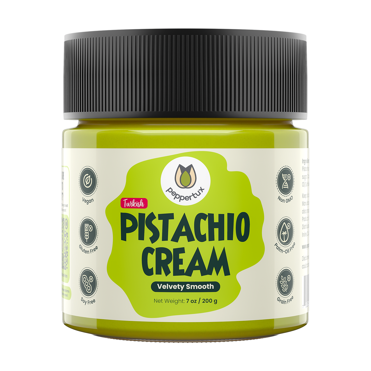 Peppertux Vegan Pistachio Cream - Best Pistachio Spread for Dubai Peppertux Vegan Pistachio Cream - Best Pistachio Spread for Dubai