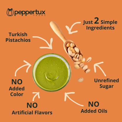 Pistachio Butter Tasting - 2 JARS (Unsweetened &amp; The Original)