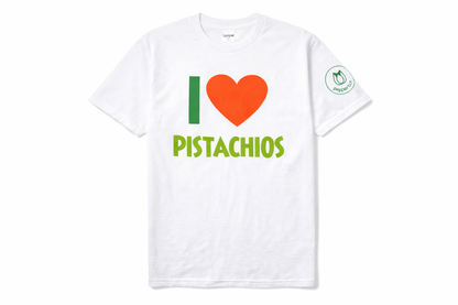 I Love Pistachios T-Shirt (White)