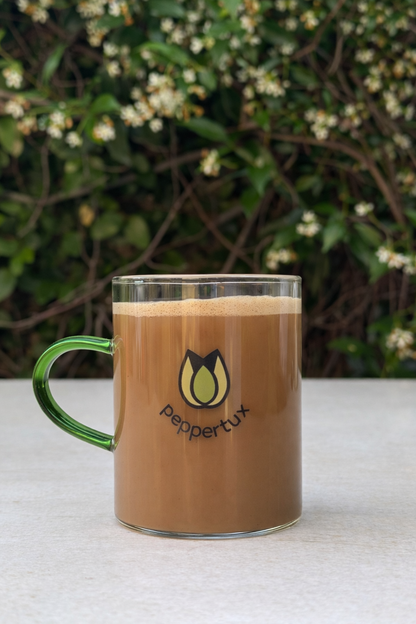 Peppertux Glass Mug