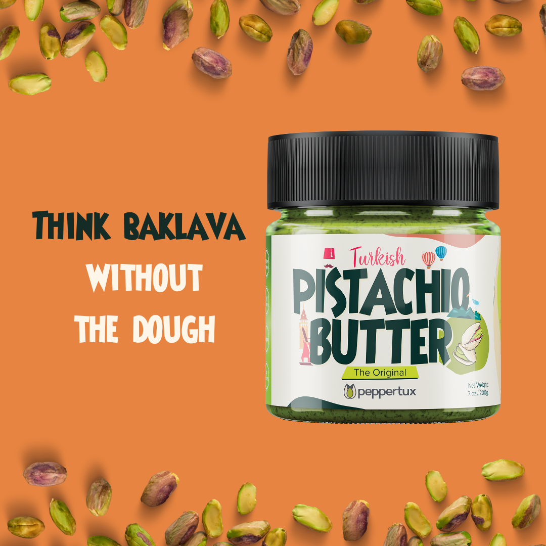 Pistachio Butter Tasting - 2 JARS (Unsweetened &amp; The Original)