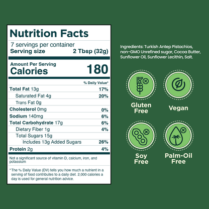 Peppertux Vegan Pistachio Cream "OUR BEST SELLER"