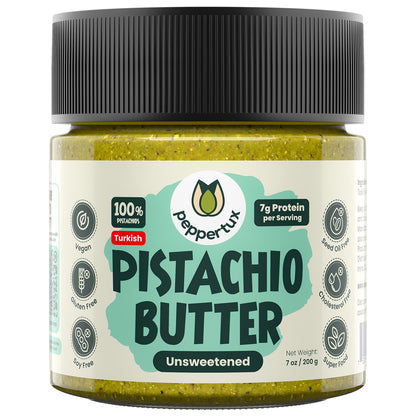 Peppertux Unsweetened Pistachio Butter